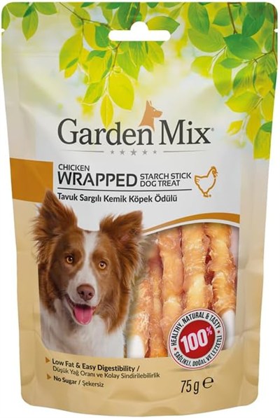 Garden Mix Tavuk Sargili Kemik Köpek Ödülü 75 Gr