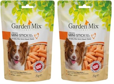 Garden Mix Tavuklu Mini Stick Köpek Ödülü 75 Gr (2 paketi)