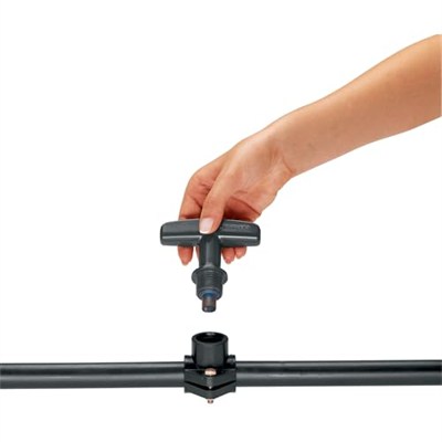 Gardena Delme kelepçesi için fıskiye sistemi kesme aleti, 3/4 inç dişli: Delme kelepçesi için kesme aleti 3/4 inç matkap olmadan kolay boru deliği için kullanılır (02765-20)