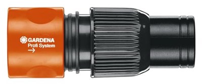 Gardena Profesyonel sistem hortum parçası: Hızlı bağlantılı hortum başlangıcı, yüksek tutuş gücü için sıkıştırma somunu, 19 mm (3/4 inç) hortumlar için uygundur (2817-20)