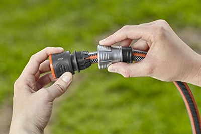 Gardena Stop konnektörü, donmaya dayanıklı, paketlenmiş, siyah, 13 mm (1/2