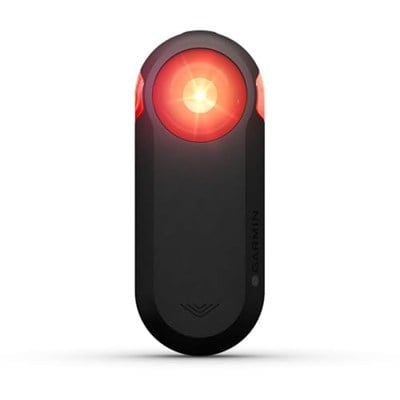 Garmin Varia RTL 515 - 140 mye kadar yaklaşan araçları algılamak için radar teknolojili arka ışık, Garmin bisiklet bilgisayarları/saatlerinde veya uygulama aracılığıyla ekran/uyarı, 16 saat pil, 65 l