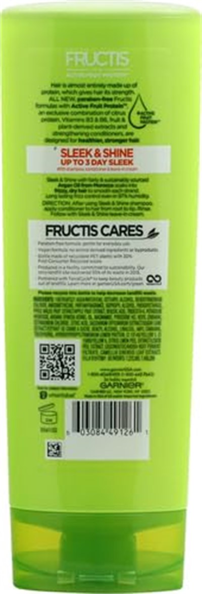 Garnier Fructis Şık ve Parlak Saç Kremi, Kıvrımlı, Kuru, Yönetilemez Saç, 12 fl; oz.