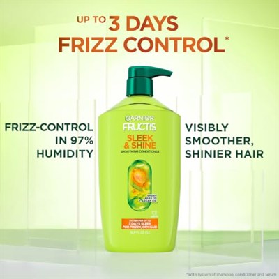Garnier Fructis Sleek Shine Argan Yağlı Elektriklenme Karşıtı Saç Kremi 1LT