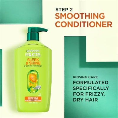 Garnier Fructis Sleek Shine Argan Yağlı Elektriklenme Karşıtı Saç Kremi 1LT