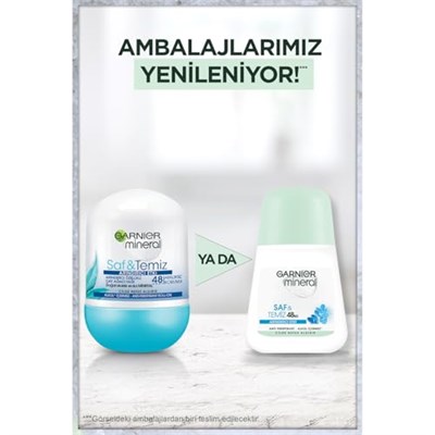 Garnier Mineral Saf&Temiz Arındırıcı Etki Roll-On Deodorant