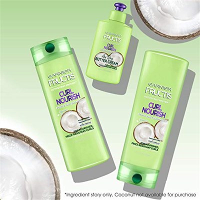 Garnier Saç Bakımı Fructis Üçlü Beslenme Curl Besleyici Saç Kremi, 12 Grip