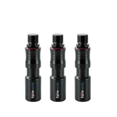 Gator Framework GFW-MIC-QRTOP3PK Hızlı Bağlantılı Mikrofon Adaptörü, 3lü Paket, 5/8