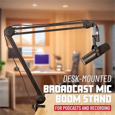 Gator Frameworks GFWMICBCBM2000 | Yayıncı/Podcast/Streaming/Youtuber için Masaüstü Akrobat Boom Kollu Mikrofon Standı - Seçenekler: 2000 Serisi, 1000 Serisi, 3000 Serisi