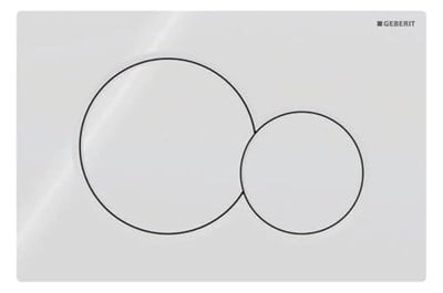 Geberit 115770115 Sigma01 tetikleme plakası, 2 miktarlı yıkama için plastik 1 adet