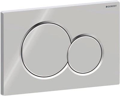 Geberit kumanda plakası - Kontrol plakası mat krom kaplama Sigma01 Duofix tezgah altı için - Geberit Sigma 01 - Bedenler: 1.00, 11.610