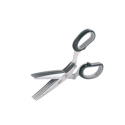 Gefu 12660 Cutare ot makası, temizleme taraklı, 19,4 x 8 x 1,8 cm