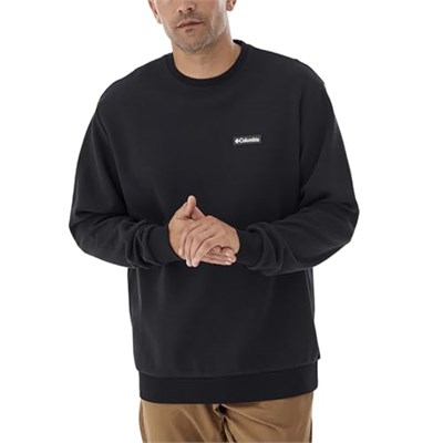 Gem Label Crewneck Erkek Siyah Outdoor Sweatshirt CS0382-010