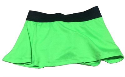 Genç Kız/Çocuk Tenis Eteği Neon Yeşili