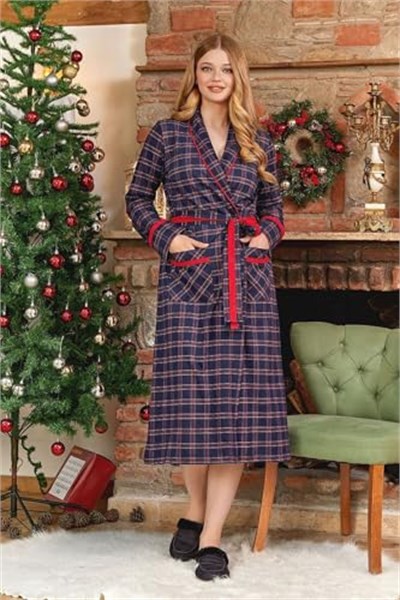 Genel Kadın Robe Cba24051-lacivert