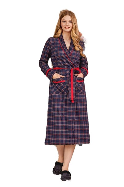 Genel Kadın Robe Cba24051-lacivert
