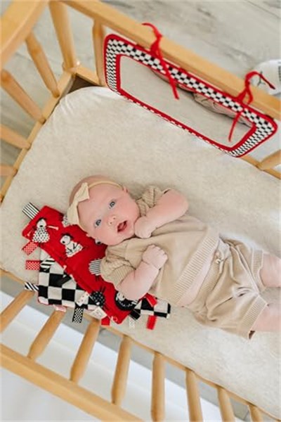 Genius Baby Toys Bebek Beşik Aynası - Siyah, Beyaz ve Kırmızı- Bebek Stim