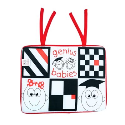 Genius Baby Toys Bebek Beşik Aynası - Siyah, Beyaz ve Kırmızı- Bebek Stim
