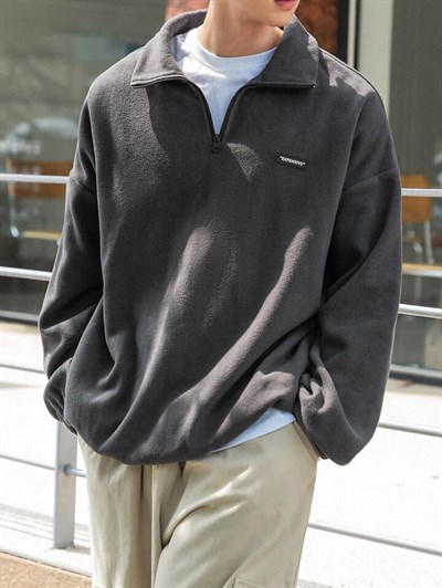 GENIUS Erkek Polar Oversize Sweatshirt Polar Sweatshirt OVERSIZE-POLAR
