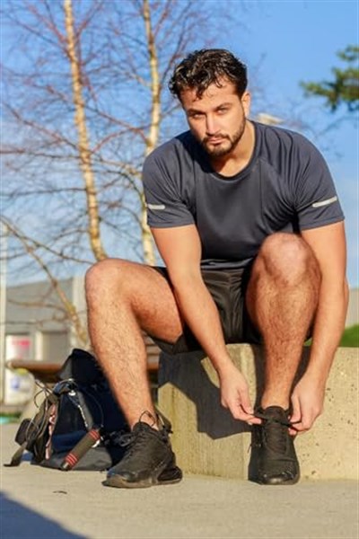 GENIUS STOREErkek Nem Emici Hızlı Kuruma Atletik Teknik Performans Spor T-shirt