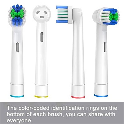 GENKENT Oral-B Braun ile Uyumlu Yedek Diş Fırçası Başlıkları, Oral B Yedek Başlıkları için 12 Adet Profesyonel Elektrikli Diş Fırçası Baş - Seçenekler: 1 Count (Pack of 8), 4 Count (Pack of 1), 12 PCS