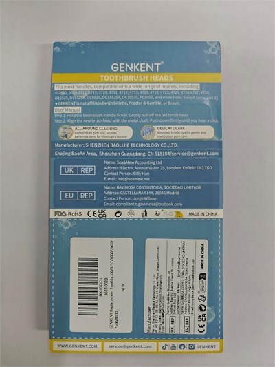 GENKENT Oral-B Braun ile uyumlu yedek diş fırçası başlıkları 12 adet profesyonel elektrikli diş fırçası kafaları fırça kafaları yedek kafa yedek Pro 500/1000/1500/3000/3757/5000/7000/7500/8000