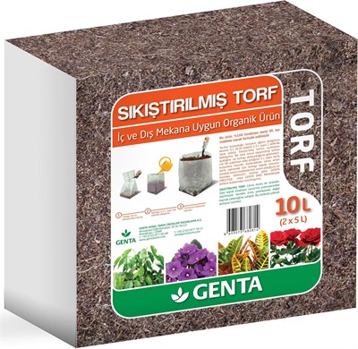 Genta Sıkıştırılmış Torf 10 Lt.