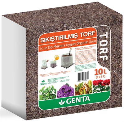 Genta Sıkıştırılmış Torf 10 Lt.
