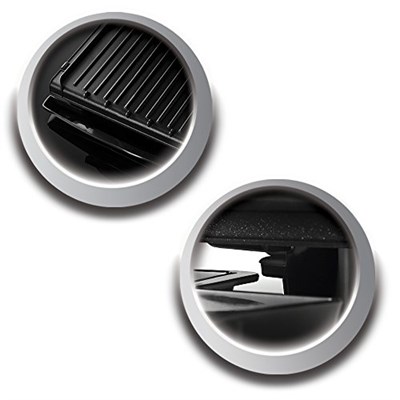 George Foreman 24340-56 Fitness Mangalı Entertaining, Temas Izgarası, Panini ve Sandviç Izgarası, 34,5 x 21 cm Büyük Izgara Yüzeyi, Siyah - Seçenekler: 399x157x352