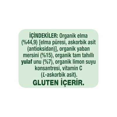 Gerber Organic Yulaflı Elma ve Yaban Mersini Püre 110g​ - Seçenekler: Armut, Armut Elma ve Muz, Elma, Elma ve Mango...
