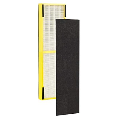 Germ Guardian FLT48254PK GermGuardian FLT4825 HEPA yedek filtre B, AC4825E, AC4300BPTCA, AC4850PT, AC4900CA, CDAP4500BCA, CDAP4500WCA hava temizleyici, 4 adet, gri, siyah