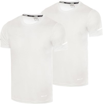 Ghassy Co. Erkek 2Li Paket Dry Fit Atletik Nem Emici Günlük Tshirt