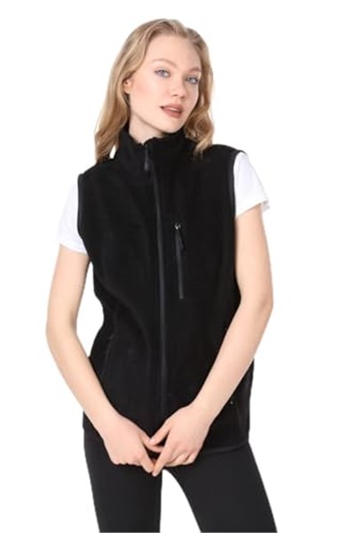 Ghassy Co. Kadın Polar Çok Cepli Trekking Lacivert Spor Yelek - Bedenler: S, M, L, XL, XXL