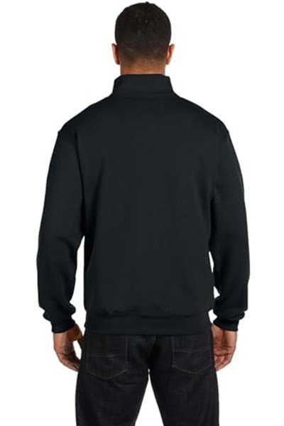 Ghassy Co. Erkek Dik Yaka Silver Yarım Fermuarlı Sweatshirt
