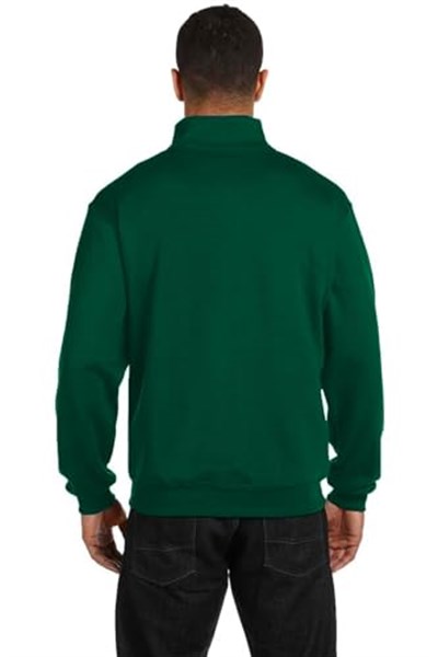 Ghassy Co. Erkek Dik Yaka Silver Yarım Fermuarlı Sweatshirt Nefti XL