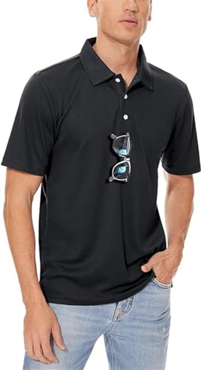 Ghassy Co. Erkek Golf Dry Fit Classic Tenis Casual Polo Yaka T-Shirt