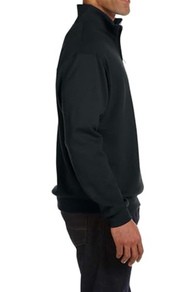 Ghassy Co. Erkek Dik Yaka Silver Yarım Fermuarlı Sweatshirt