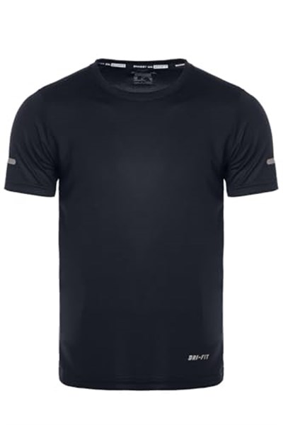 Ghassy Co. Erkek Nem Emici Hızlı Kuruma Atletik Teknik Performans Spor T-Shirt