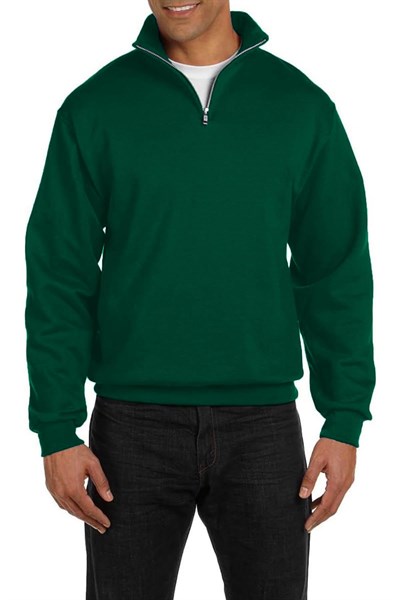 Ghassy Co. Erkek Dik Yaka Silver Yarım Fermuarlı Sweatshirt Nefti S