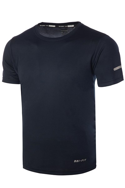 Ghassy Co. Erkek Nem Emici Hızlı Kuruma Atletik Teknik Performans Spor T-Shirt