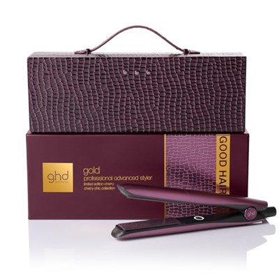 ghd Gold Saç Düzleştirici Çantalı, Taraklı Hediye Seti Vişne