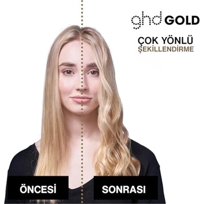 Ghd Gold Saç Düzleştirici ve Şekillendirici, Tüm Saç Tipleri İçin, Siyah