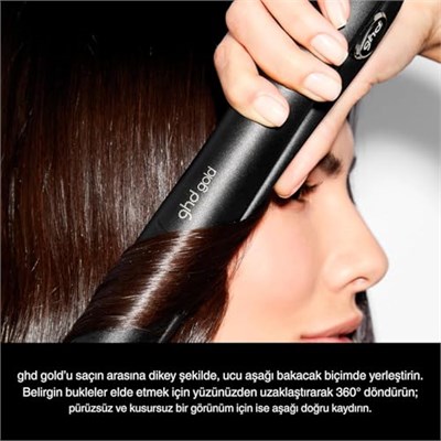 Ghd Gold Saç Düzleştirici ve Şekillendirici, Tüm Saç Tipleri İçin, Siyah