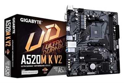 GIGABYTE ANAKART AMD AM4 MATX A520M K V2 1.0