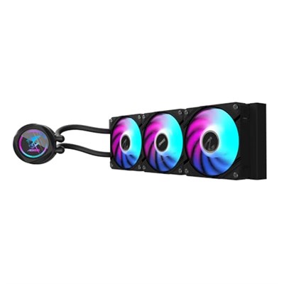 GIGABYTE AORUS WATERFORCE II 360 AIO Sıvı CPU Soğutucu - 3 x 120 mm ARGB Fan, Sürgülü Kilitleme Mekanizması, Daisy-Chain, Intel LGA 1851 ve AMD AM5 ile Uyumlu