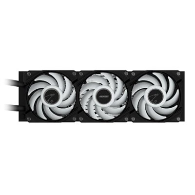GIGABYTE AORUS WATERFORCE II 360 AIO Sıvı CPU Soğutucu - 3 x 120 mm ARGB Fan, Sürgülü Kilitleme Mekanizması, Daisy-Chain, Intel LGA 1851 ve AMD AM5 ile Uyumlu