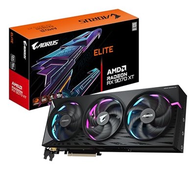 GIGABYTE VGA AMD 16GB GDDR6 RX9070XT AORUS ELITE GV-R9070XTAORUS E-16GD