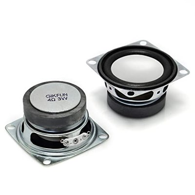 Gikfun Arduino için 2 inç 4 Ohm 3 W Tam Aralık Ses Hoparlör Stereo Woofer Hoparlör (2li Paket) EK1725