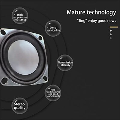 Gikfun Arduino için 2 inç 4 Ohm 3 W Tam Aralık Ses Hoparlör Stereo Woofer Hoparlör (2li Paket) EK1725
