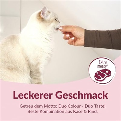 GimCat Duo Soft Snacks Beef with Cheese Kedi Ödülü 50 Gr